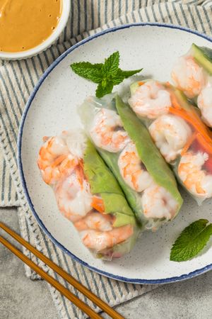 Homemade Vietnamese Shrimp Spring Rolls