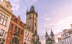 Prague clock tower