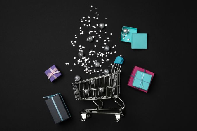 Concept of shopping, space for text
