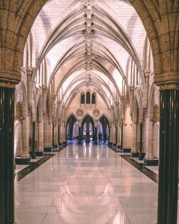 Interior of Peace Tower in Ottawa, Canada