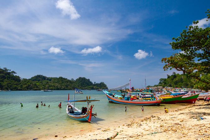 Fisherman Boat On The Beach