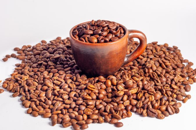 Cup Of Roasted Coffee