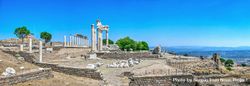 Ruins of the Ancient Greek city Pergamon in Turkey 4Bxgk0