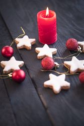 Cookies and Christmas decorations
