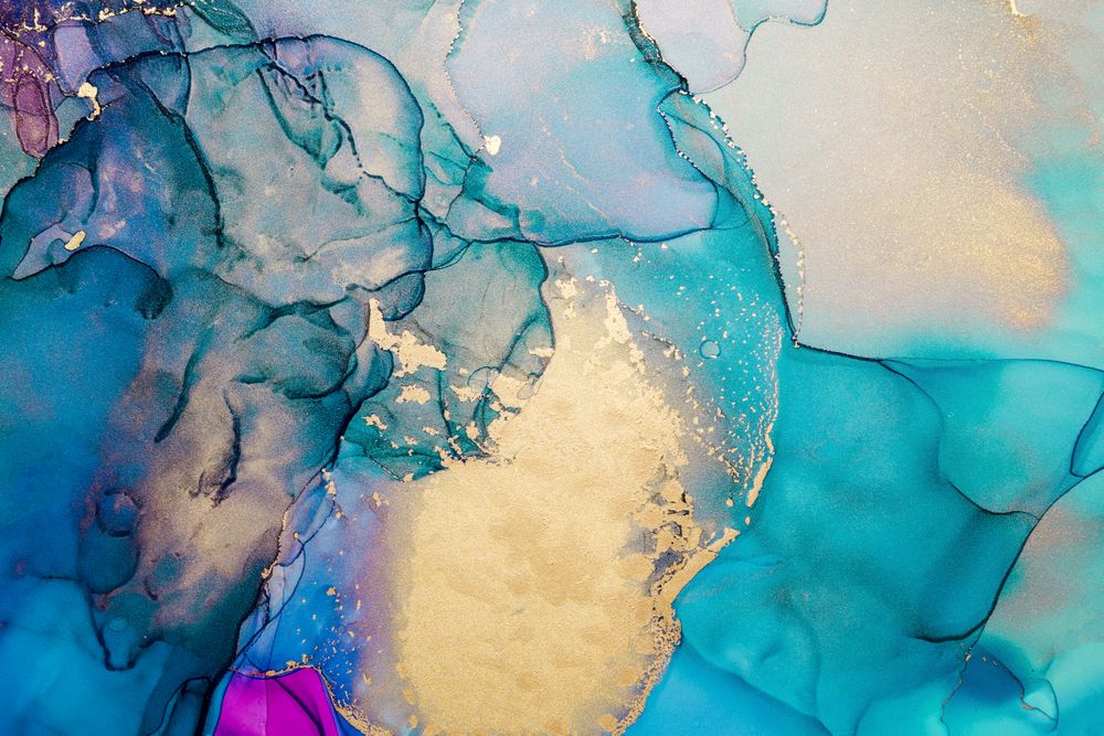 Alcohol ink colors, art background