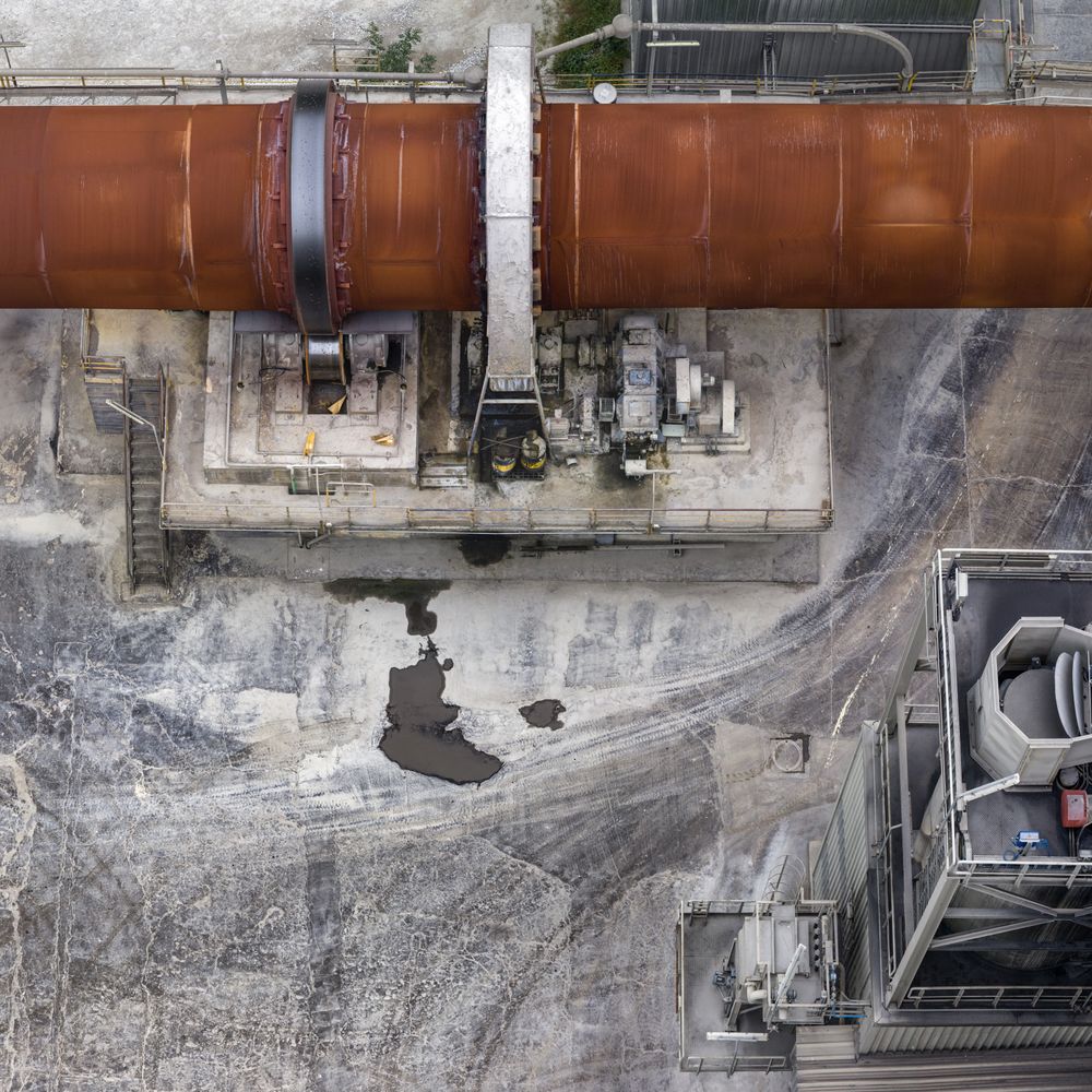 Building of cement factory