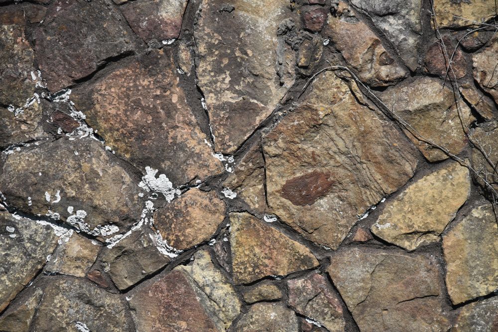 A stonewall at a park