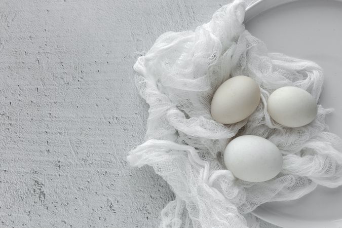 eggs on wooden table
