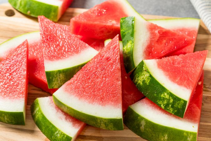 Sweet Organic Raw Watermelon Slices