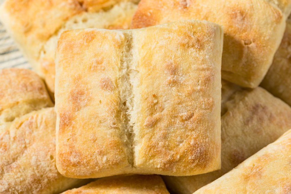 Homemade Baked Ciabatta Buns