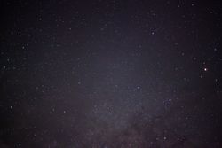 Milky way galaxy with stars and space dust in the universe