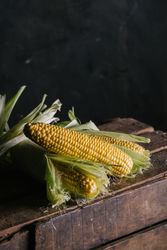 Phases of fresh corn peeling