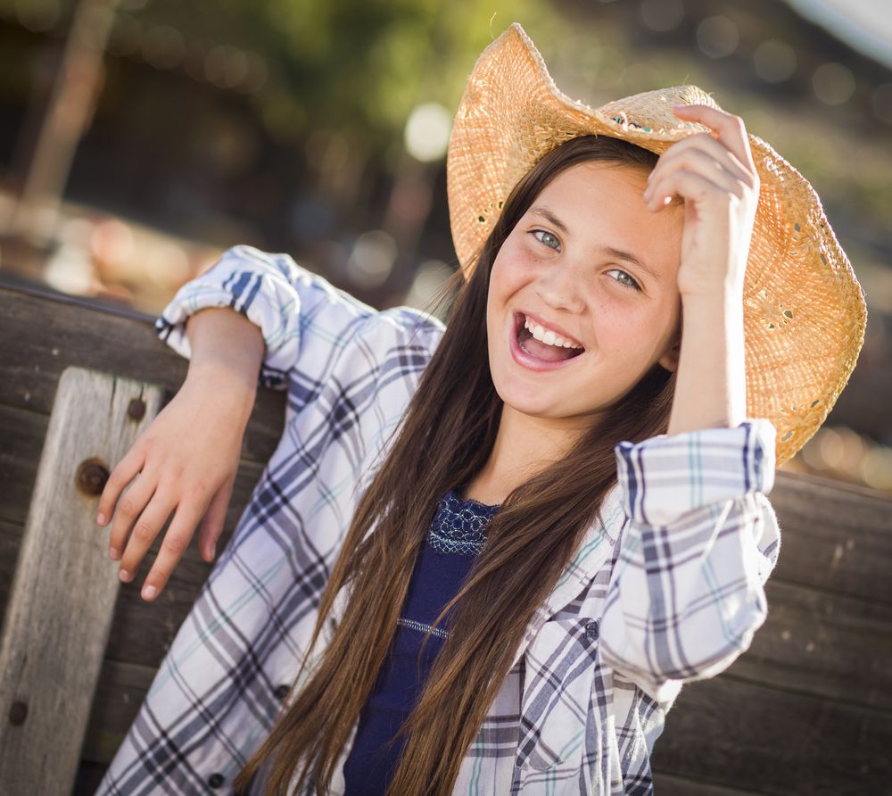 Preteen Portrait at the Rustic Pumpkin Patch