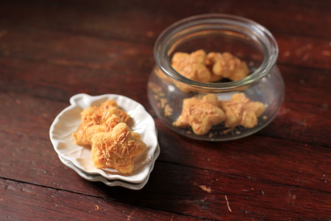 Kastengel or Kue Keju is Indonesian Cheese Cookie with Dutch Influenced.