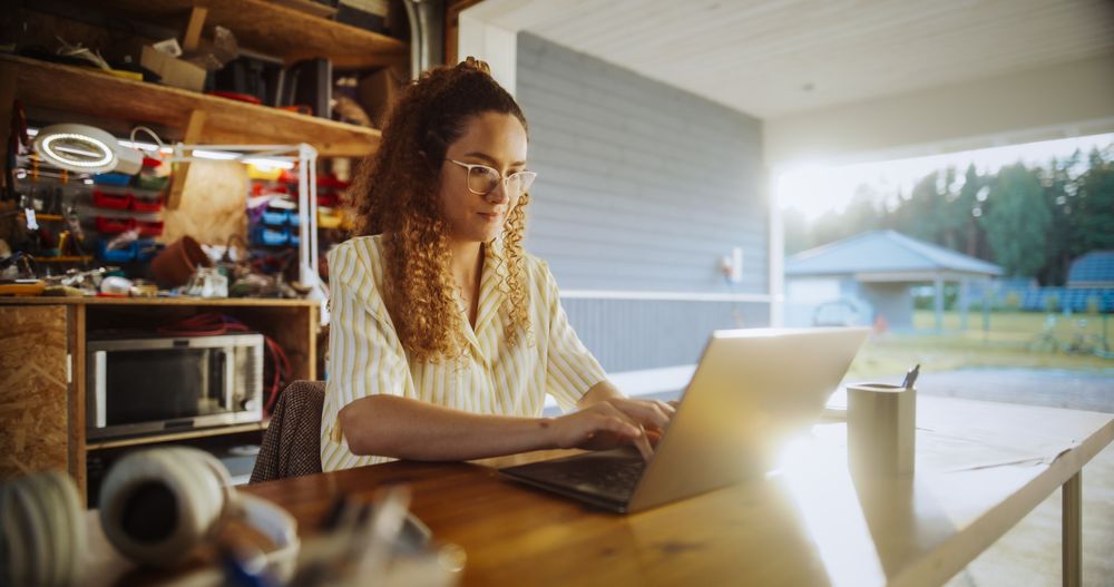 Woman Running A Startup With Innovative SaaS Solution For Businesses.
