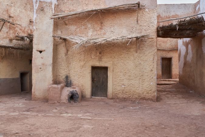 Old narrow street of ancient town