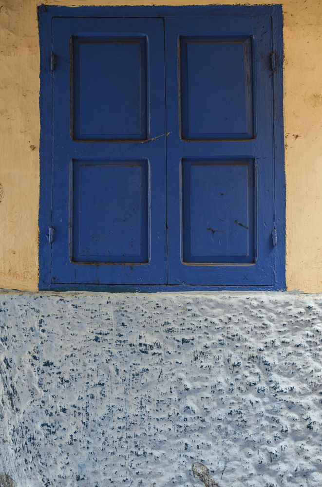 Blue door in Tangier
