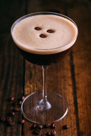 Espresso martini cocktail