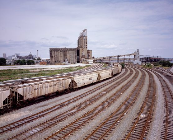 Train yard near Baltimore, Maryland