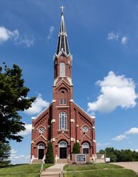 Saints Peter and Paul Catholic Church in Sherrill, Iowa