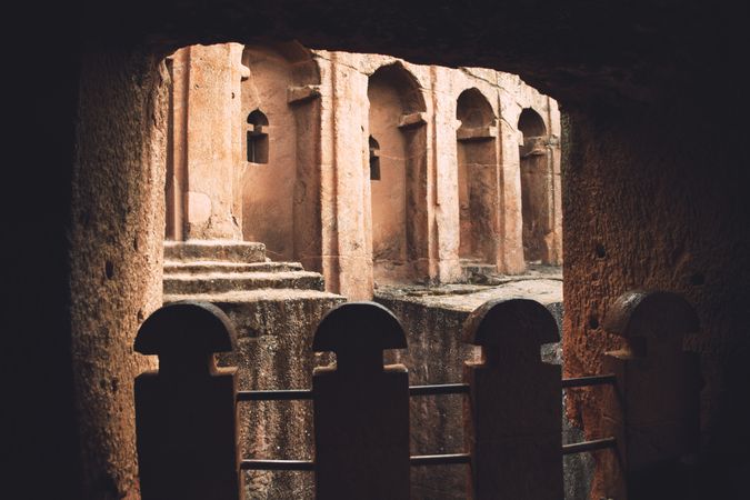 One of the Rock-hewn churches in Lalibela, Ethiopia