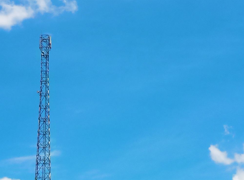 The tower image is suitable for the background.