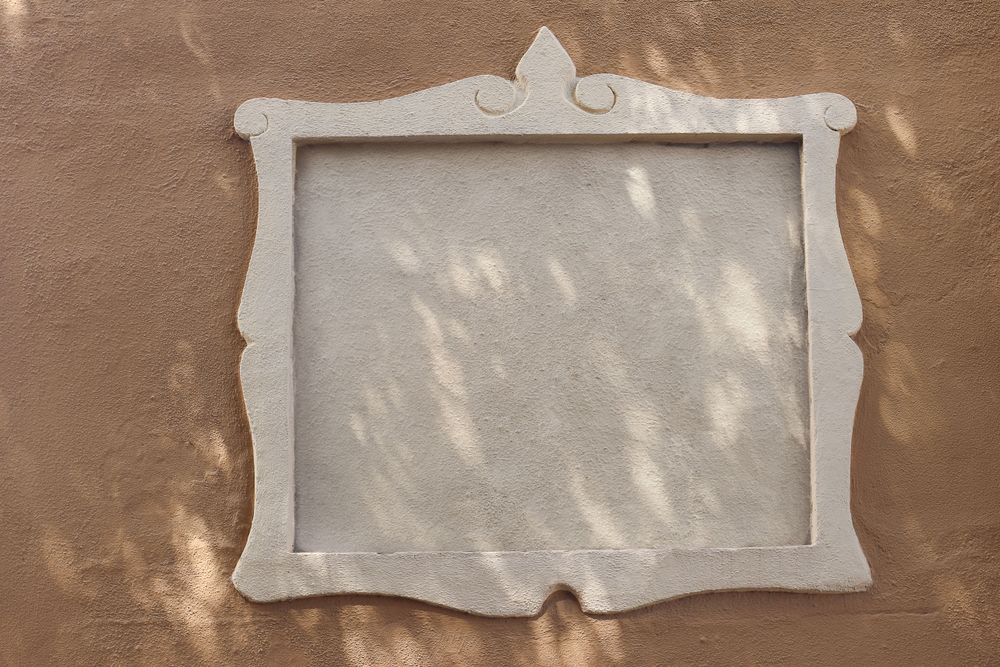 Street name sign, empty place for text