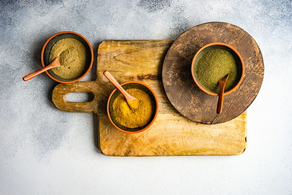 Georgian food cooking concept