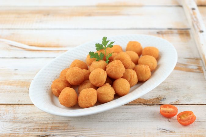 Potato Croquettes or Potato Ball Pom Pom