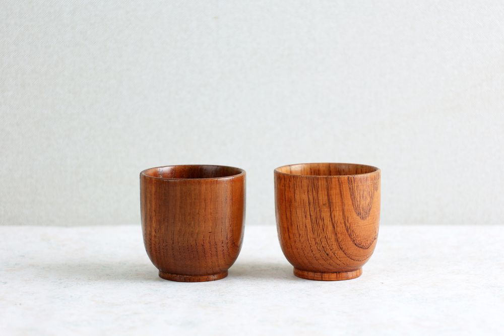 Two Wooden Cup