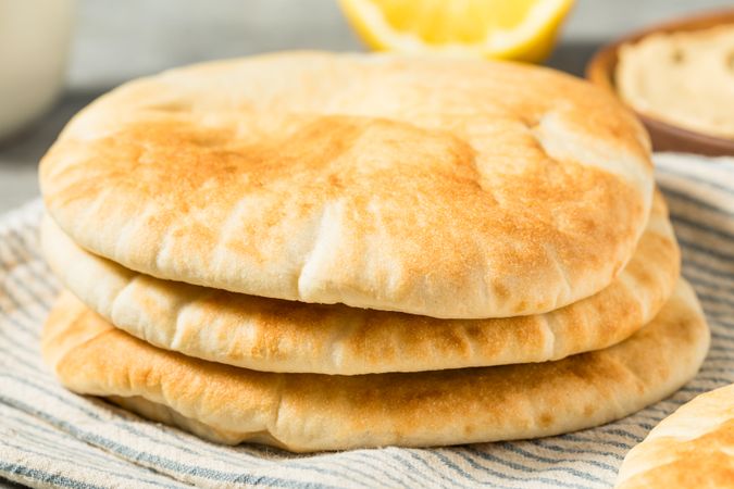 Homemade Greek PIta Bread
