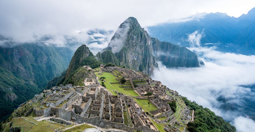 Machu Picchu mountain in Peru
