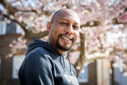 Portrait of smiling mature Black male