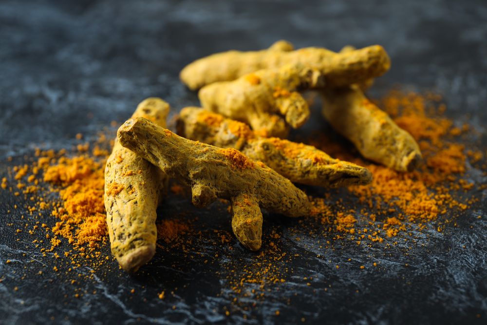 Fragrant seasoning - turmeric, one of the main ingredients in Indian curry