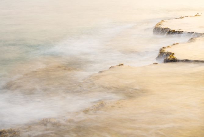 Sun rising over beautiful sea