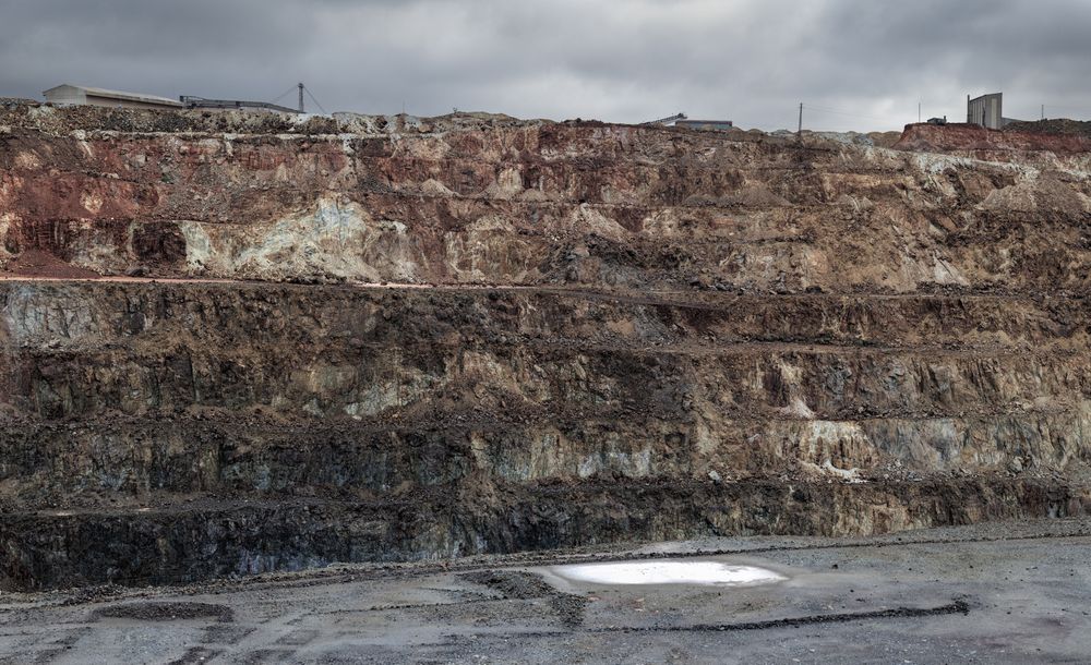 Mining terraces in Riotinto, Huelva