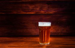 Glass of craft beer