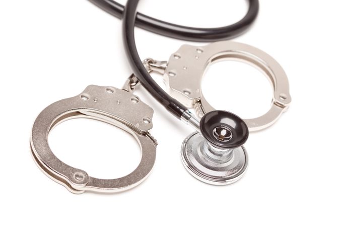 Stethoscope and Handcuffs