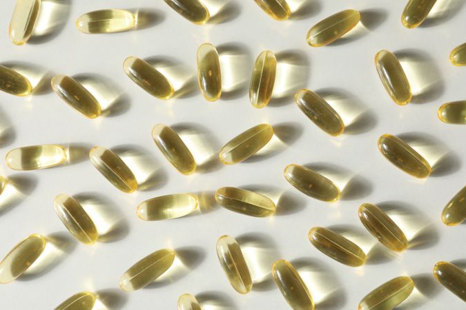 Immunity support capsules - Omega, health care concept