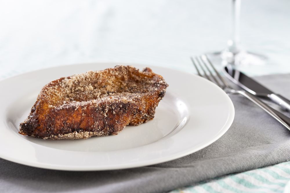 French toast, traditional Brazilian Christmas dessert. Known in Brazil as rabanada.