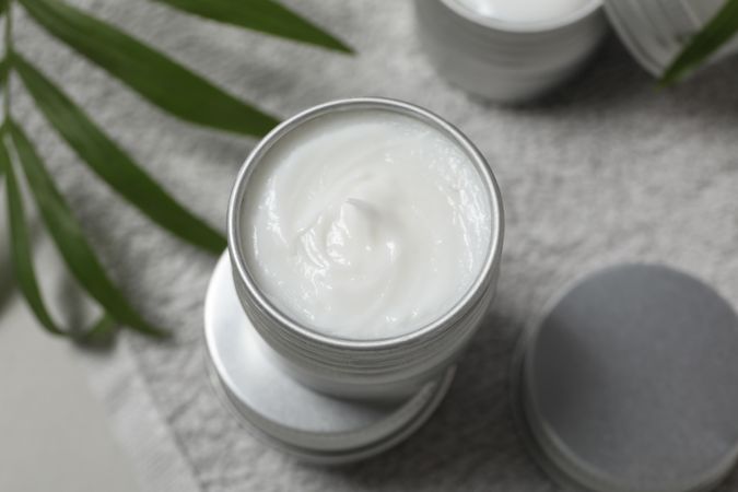 Concept of skin and body care, cream cosmetic