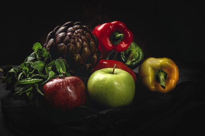 Mix of fresh vegetables
