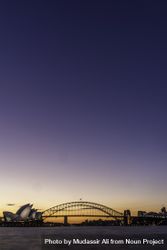Sunset over the Sydney Opera House in Australia 5pVqjb