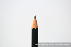 Close up of sharpened pencil straight in center of picture with copy space bGRx1a