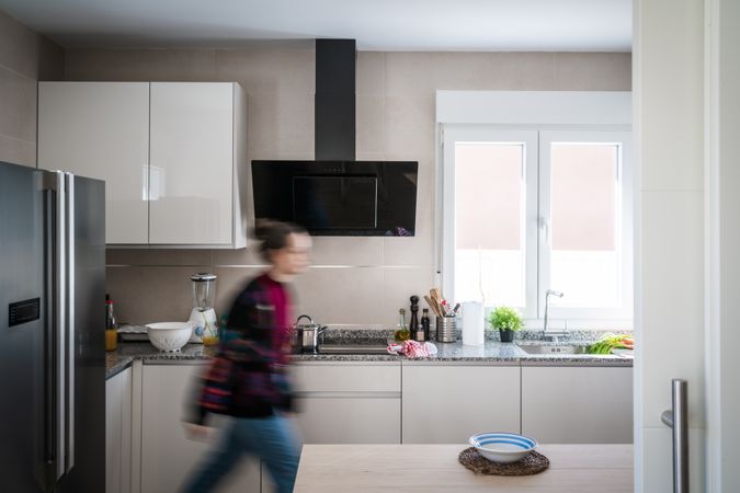 Interior of modern kitchen