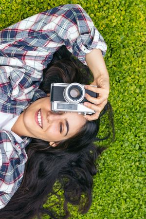 Taking Photos With Analog Camera