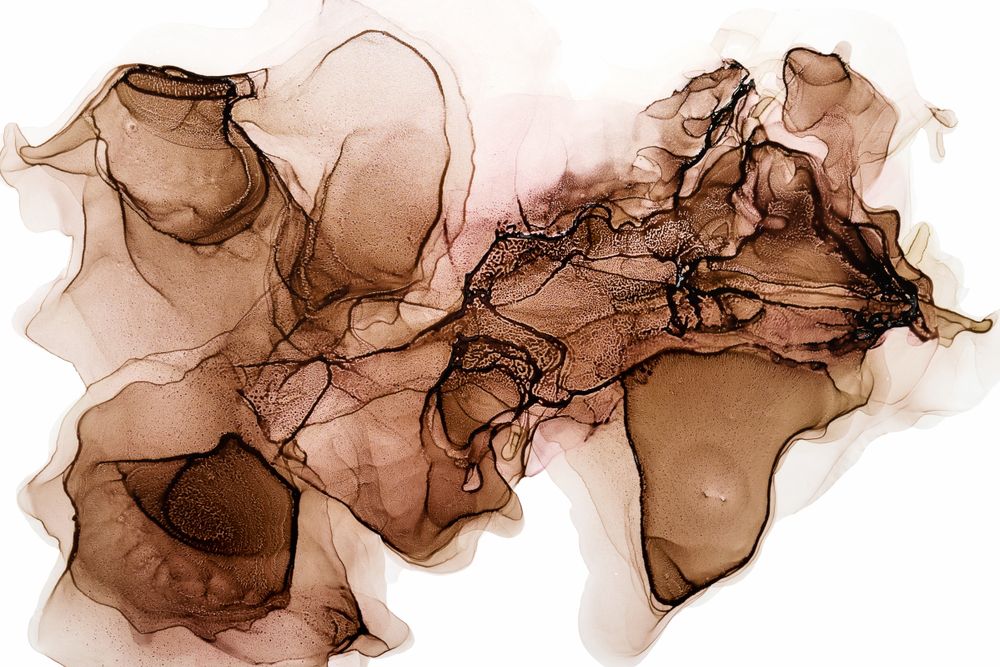 Alcohol ink abstract