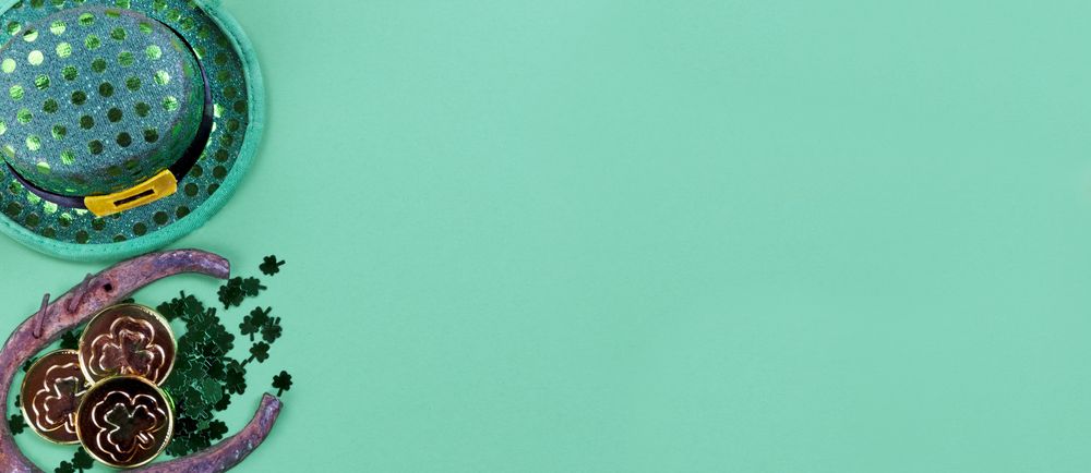 St Patty’s Day in flat lay format
