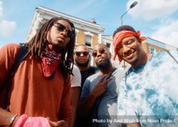 London, England, United Kingdom - August 27, 2022: Group of Black men in Notting Hill 4Zqn15