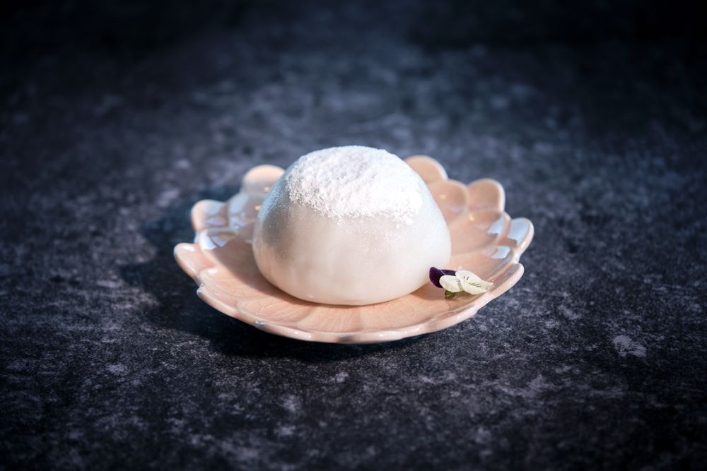 Delicious mochi rice cake